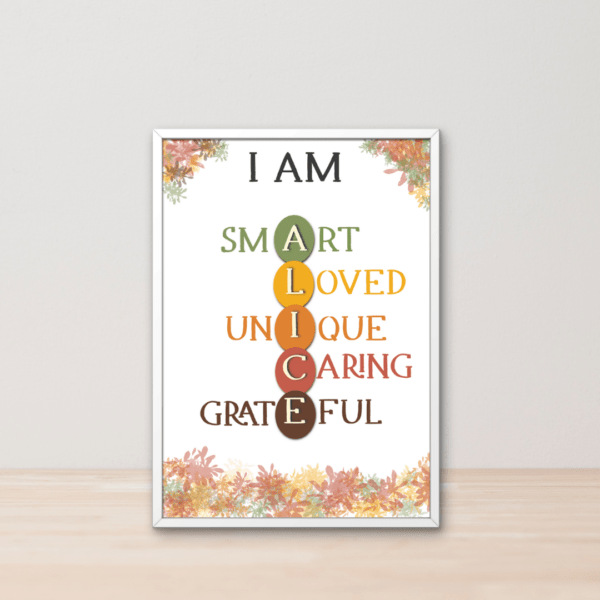 Personalized Affirmation Art Prints Idea -